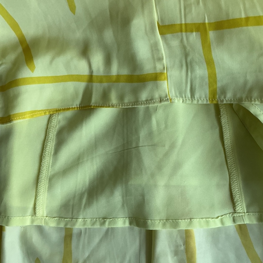 Banana Republic Strapless Dress in Light Yellow Sz 12 - Picture 9 of 15